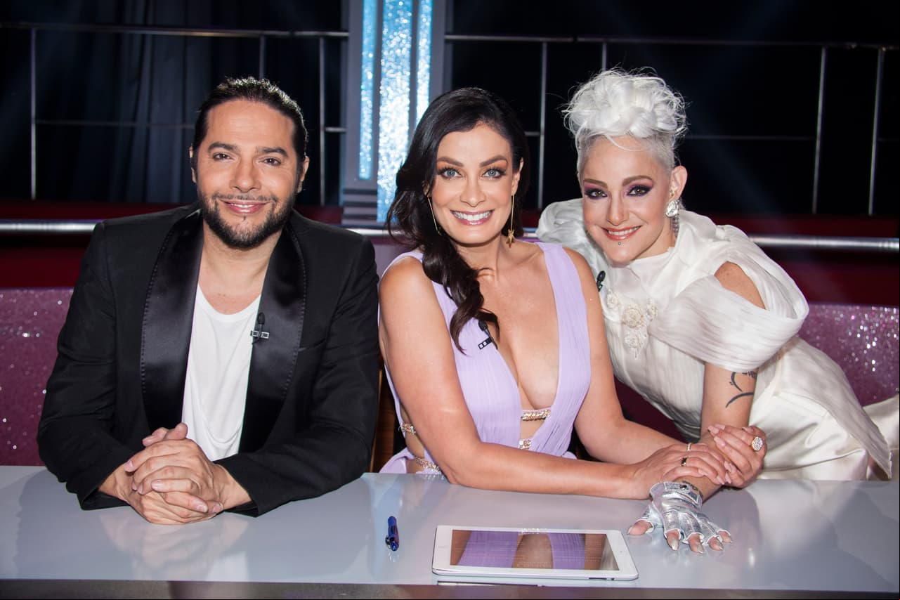 Lola Cortés, Dayanara Torres y Joaquín Cortés ya esperaban ansiosos el momento de evaluar el desempeño de las diez figuras de MQB.