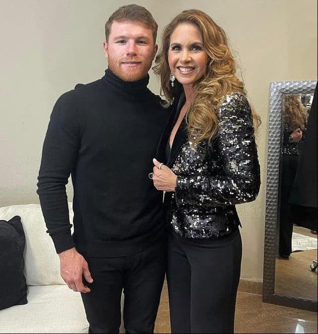 Lucero y 'El Canelo' Álvarez