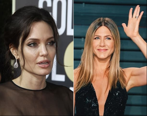La polémica se desató nuevamente con el encuentro entre Jolie y Aniston en la ceremonia de los Globos de Oro.