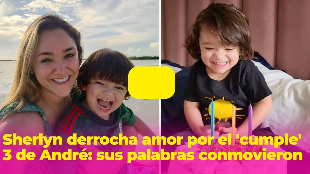 Sherlyn derrocha amor por el cumpleaños 3 de su hijo André: sus palabras conmovieron