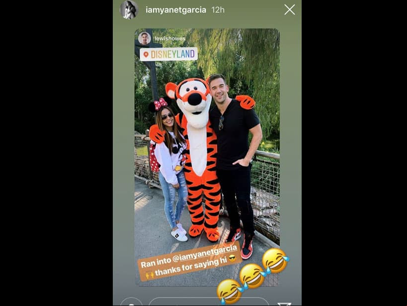 En abril, Yanet y Lewis viajaron a Disneyland, compartiendo algunas imágenes de este paseo a través de Instagram stories.