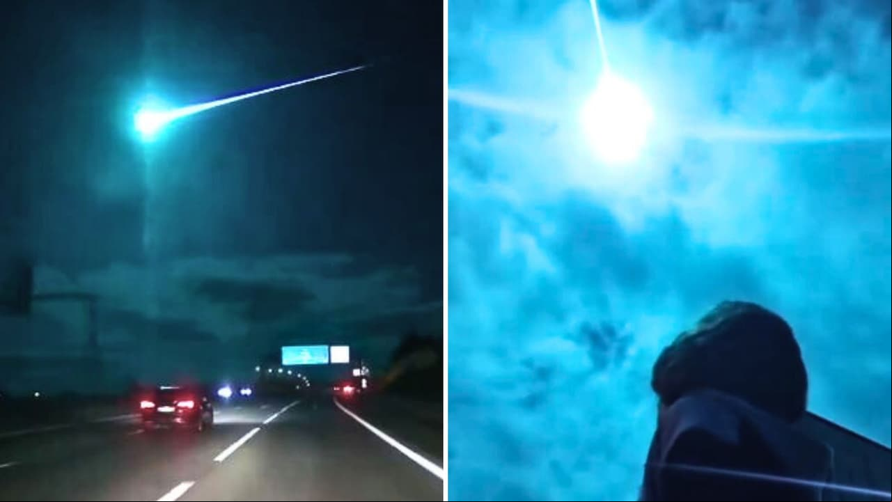 El cielo de España y Portugal se ilumina en plena noche: ¿Cayó un meteorito o un cometa?