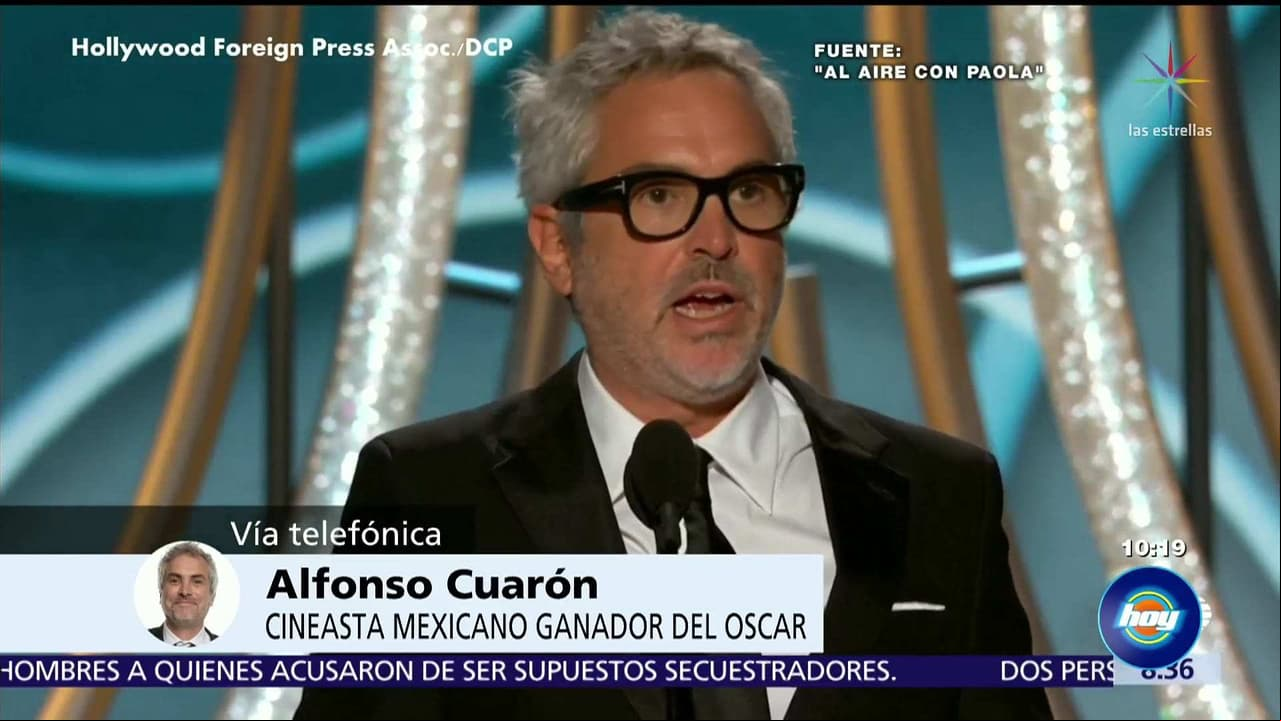 Alfonso Cuarón, orgulloso de las nominaciones de Yalitza y Marina