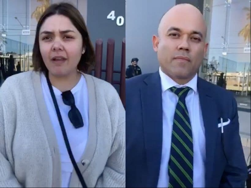 Yuridia Flores reapareció el 31 de enero de 2020 en la Fiscalía General de Justicia del Estado de Sonora (FGJE) junto a su abogado Omar Castillo García.