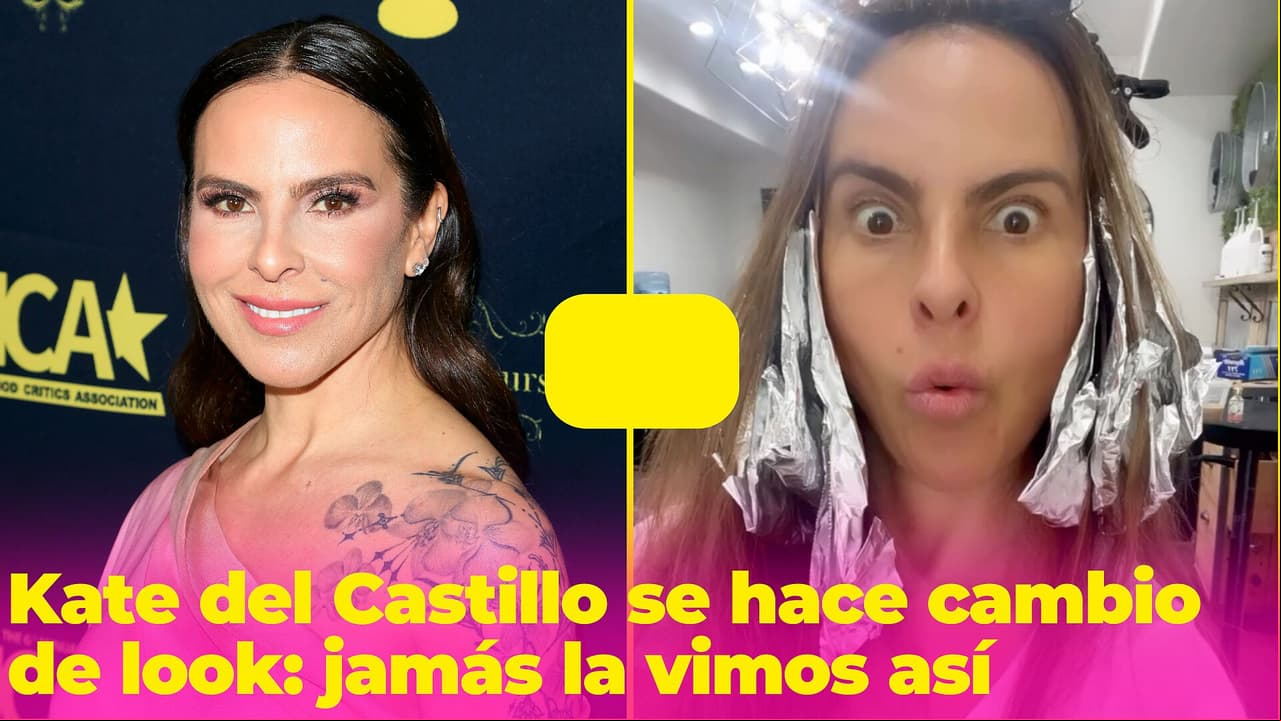 ¡El nuevo look de Kate del Castillo incluye canas! Te encantará su transformación