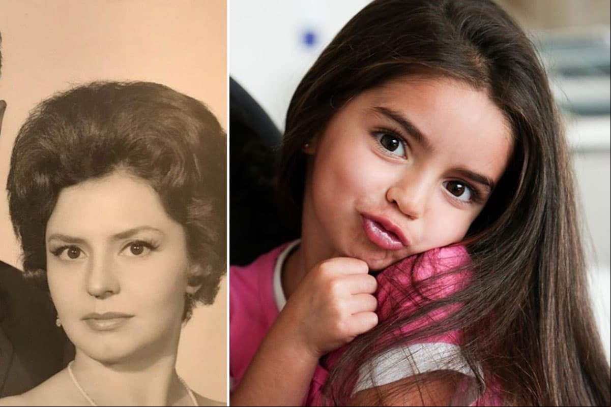 El asombroso parecido de Aitana con su abuela Silvia Derbez