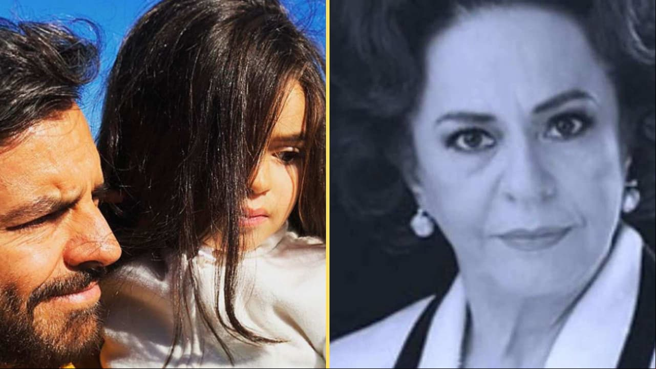 Eugenio Derbez le muestra a Aitana imágenes de su abuela Silvia Derbez