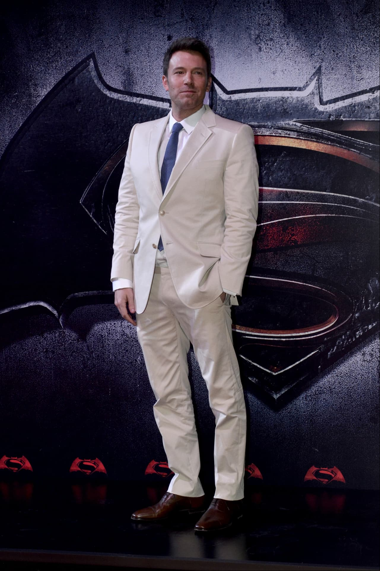 Ben Affleck en la premiere en México de 'Batman V Superman'
