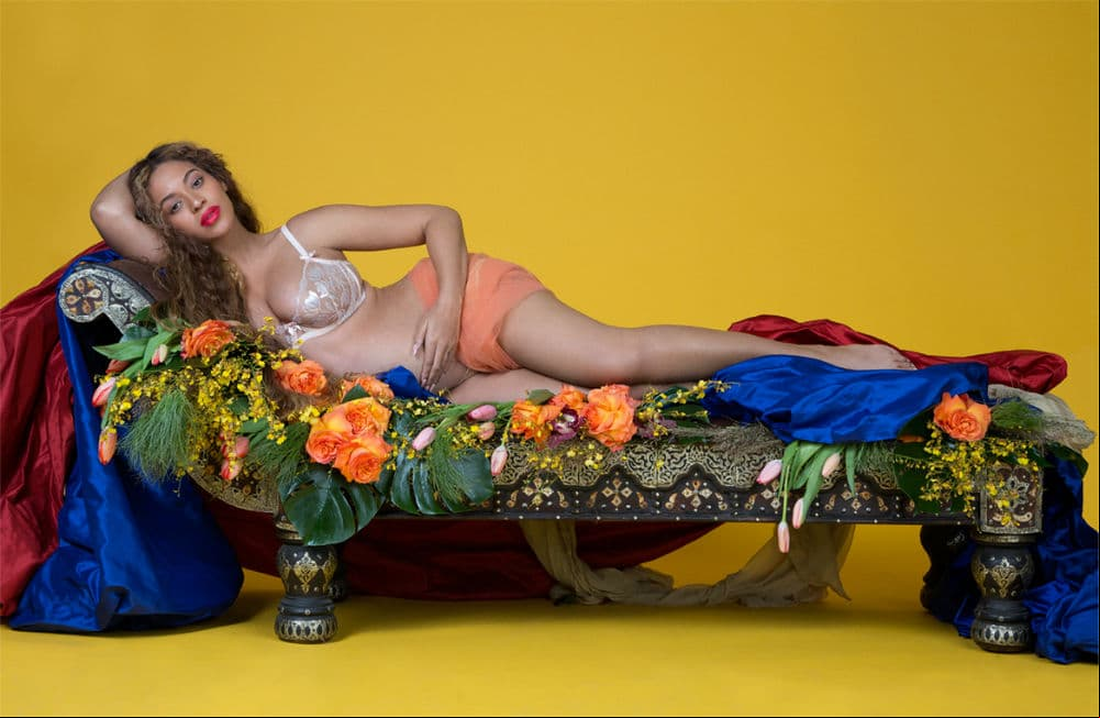 Beyoncé presumió su segundo embarazo en febrero pasado. La cantante estaba en la dulce espera de sus gemelos: Sir Carter y Rumi. Foto: The Grosby Group