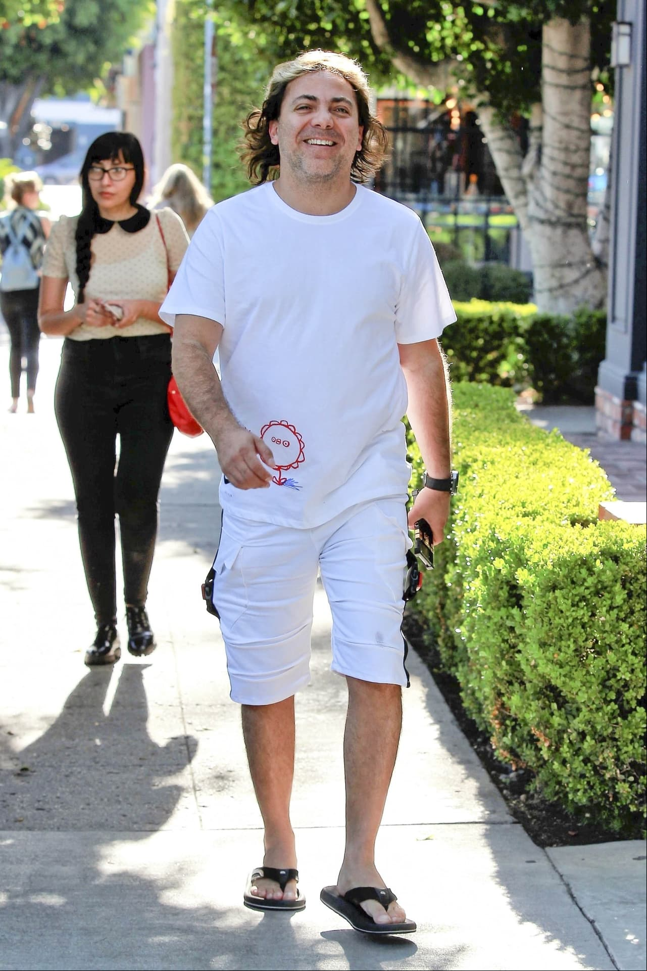 Cristian Castro en las calles de California