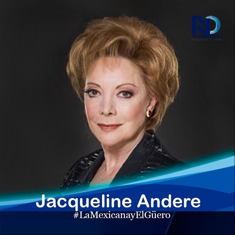 La primera actriz Jacqueline Andere se integra al elenco de esta producción, el cual representa su regreso a la pantalla de Las Estrellas luego de participar en la telenovela 'Por Amar Sin Ley', en 2018.