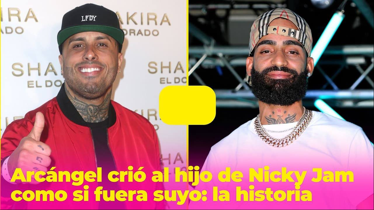 Al hijo de Nicky Jam lo crió Arcángel como si fuera suyo: la historia familiar que los une