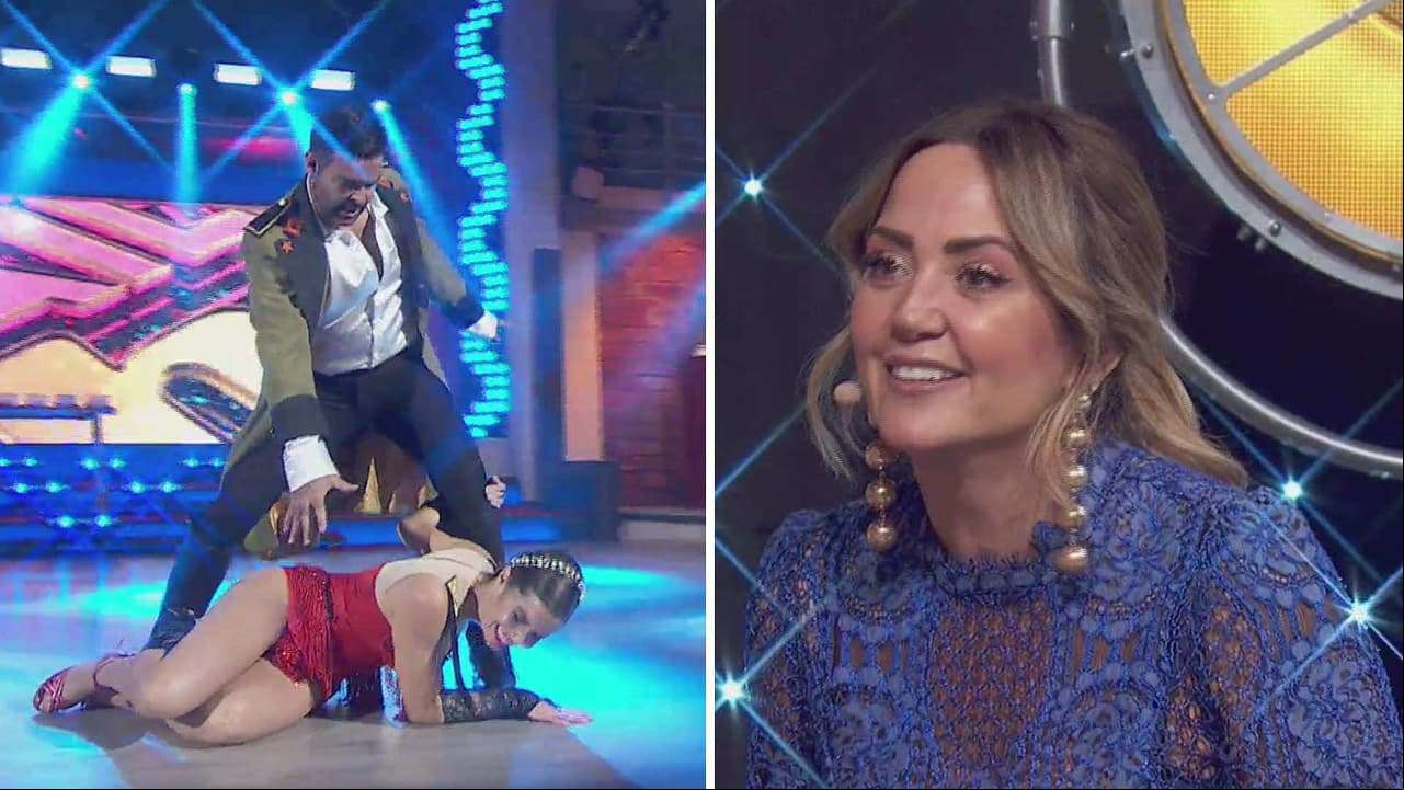 Andrea Legarreta se lleva un susto al ver el baile de Andrea Escalona y Pablo Montero: "Esto va a valer m…"