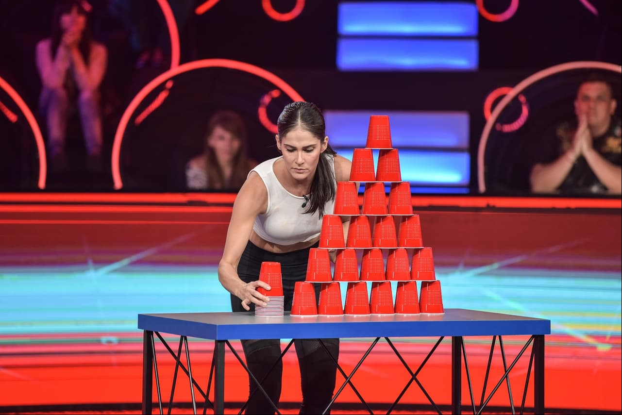 Eva Cedeño nunca perdió el enfoque y la concentración en cada una de las pruebas que hizo en el programa.