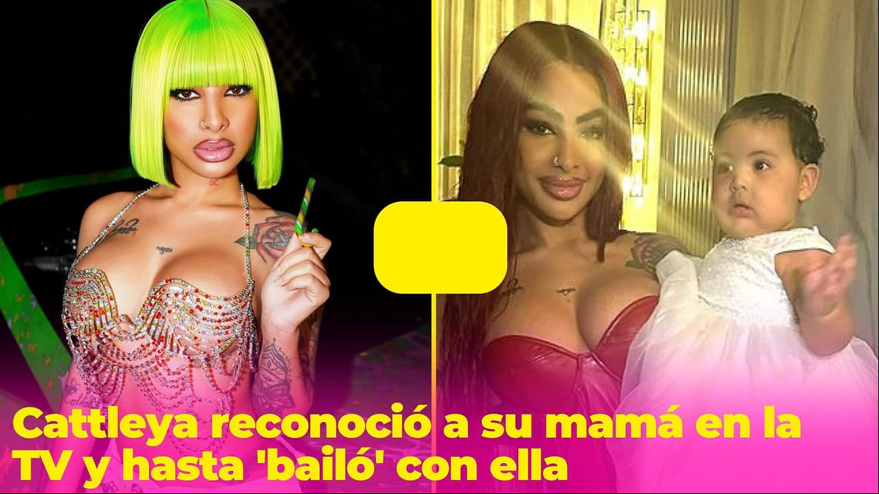 Cattleya se emocionó al ver a Yailin cantando en la TV: ¡'bailó' y aplaudió al ritmo de su mamá!