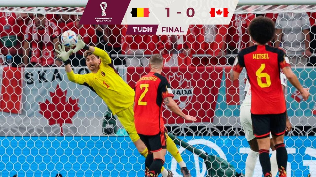 Belgica venció a Canadá por 1-0 en un gran partido.