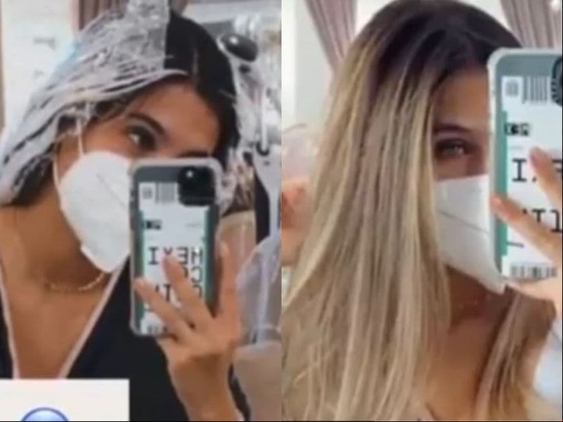 La joven compartió el paso a paso de su transformación.