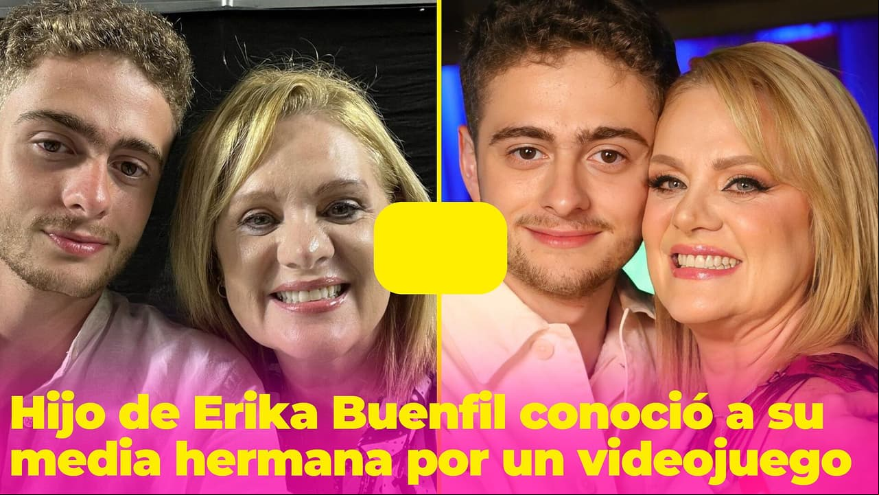 Hijo de Erika Buenfil conoció a su media hermana, pero no gracias a su padre: el peculiar encuentro