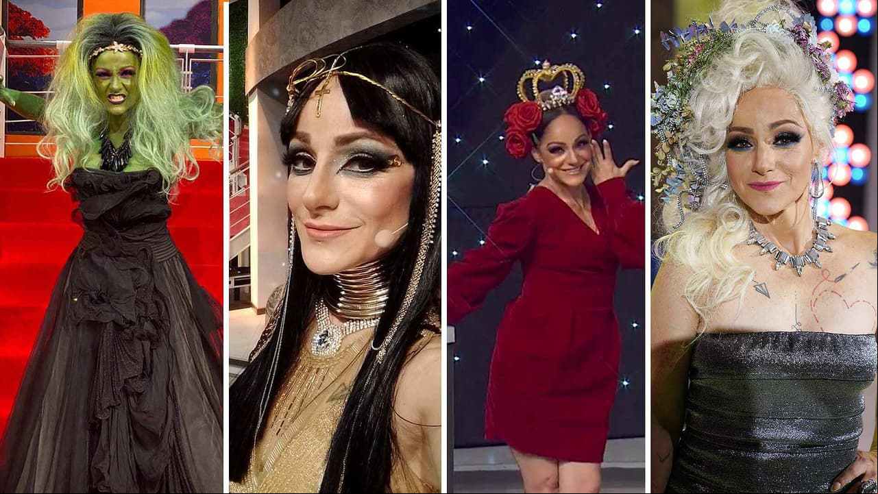 Lolita Cortés y los extravagantes peinados que robaron cámara en Las Estrellas Bailan en Hoy