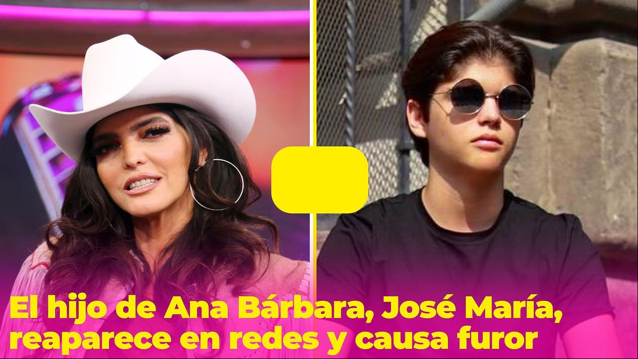 Hijo de Ana Bárbara, José María, reaparece en redes y sorprende con su galanura a sus 17 años