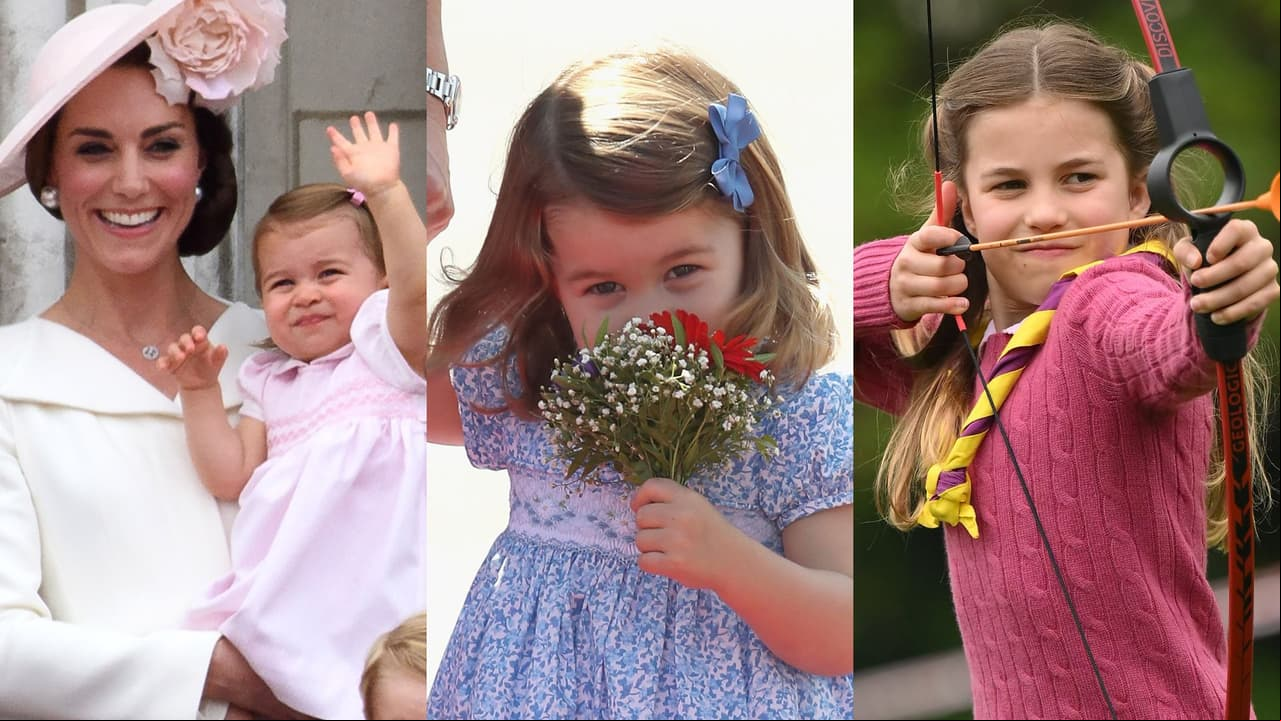 La princesa Charlotte ya creció y así luce a sus 9 años