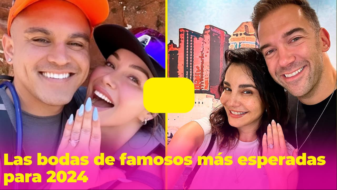 Las bodas de famosos más esperadas para 2024: sus pedidas de mano fueron muy románticas