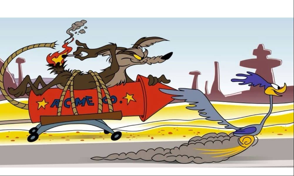 Wile E. Coyote y El correcaminos fueron creados a finales de la década de los 40