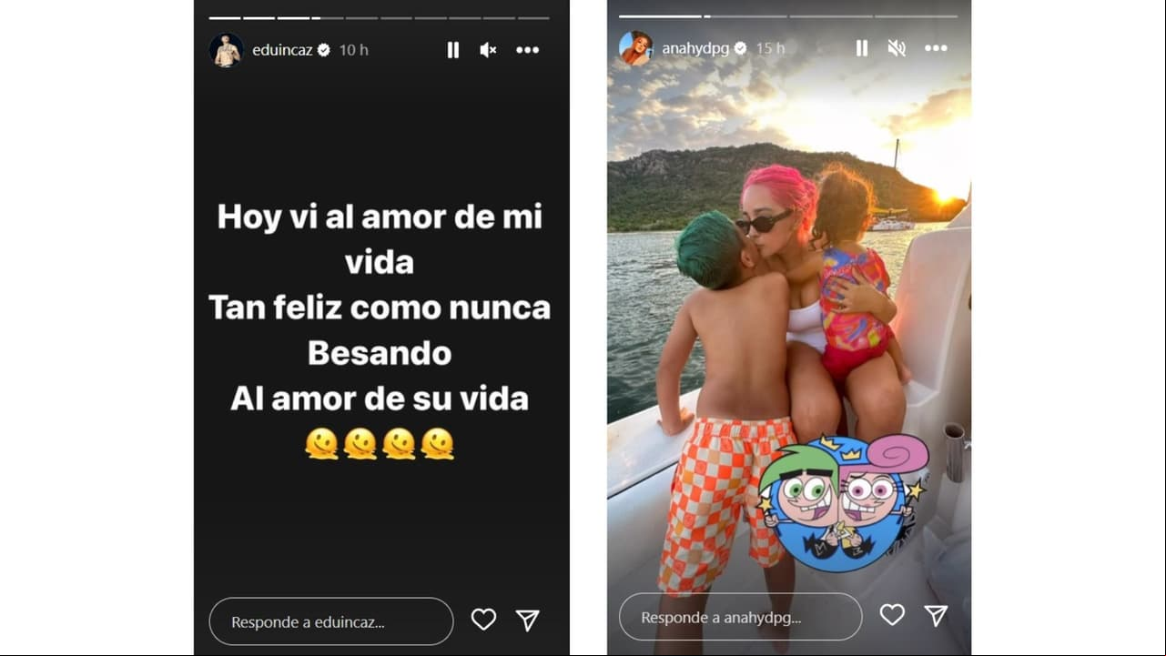 Eduin Caz y Daisy Anahy hicieron estas publicaciones en Instagram.