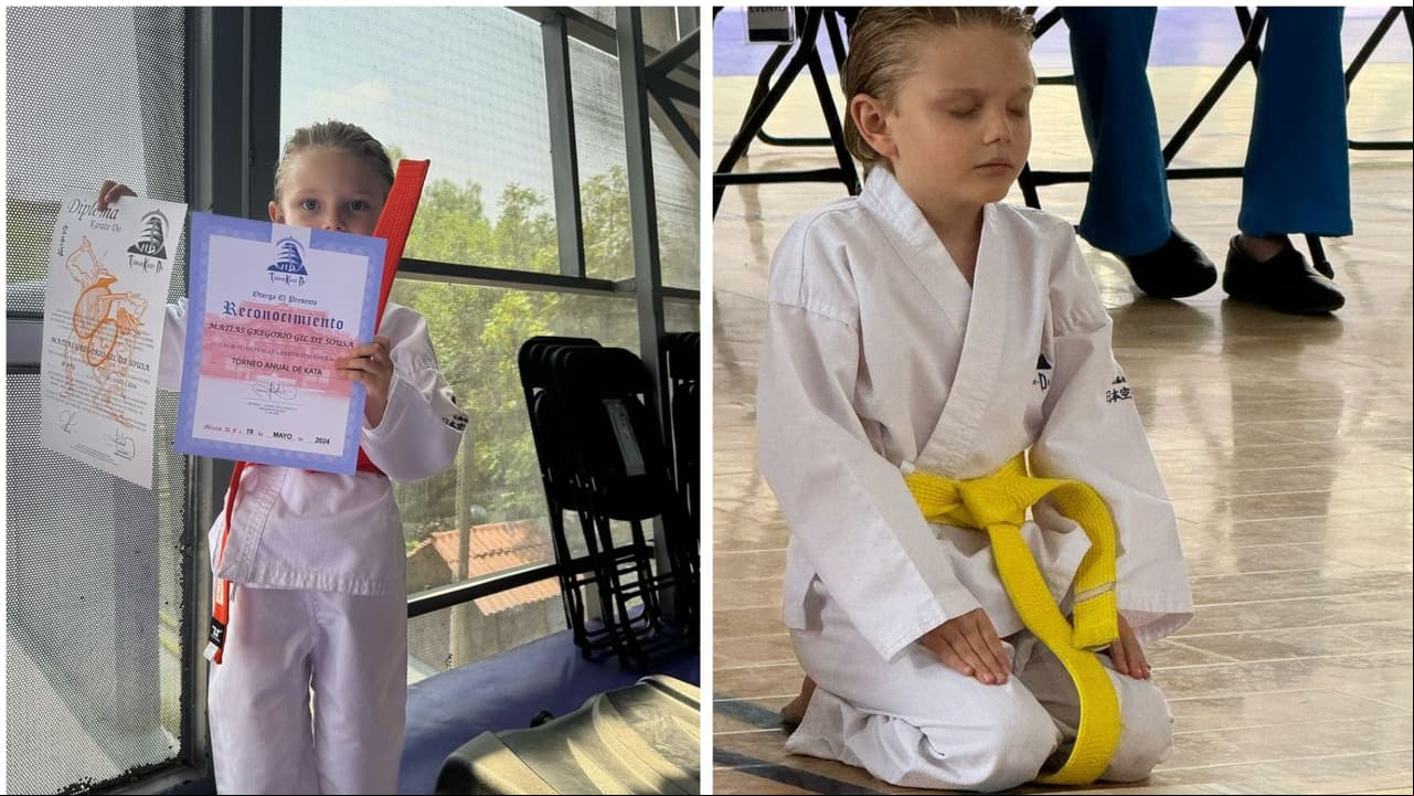 Matías, el hijo de Marjorie de Sousa y Julián Gil