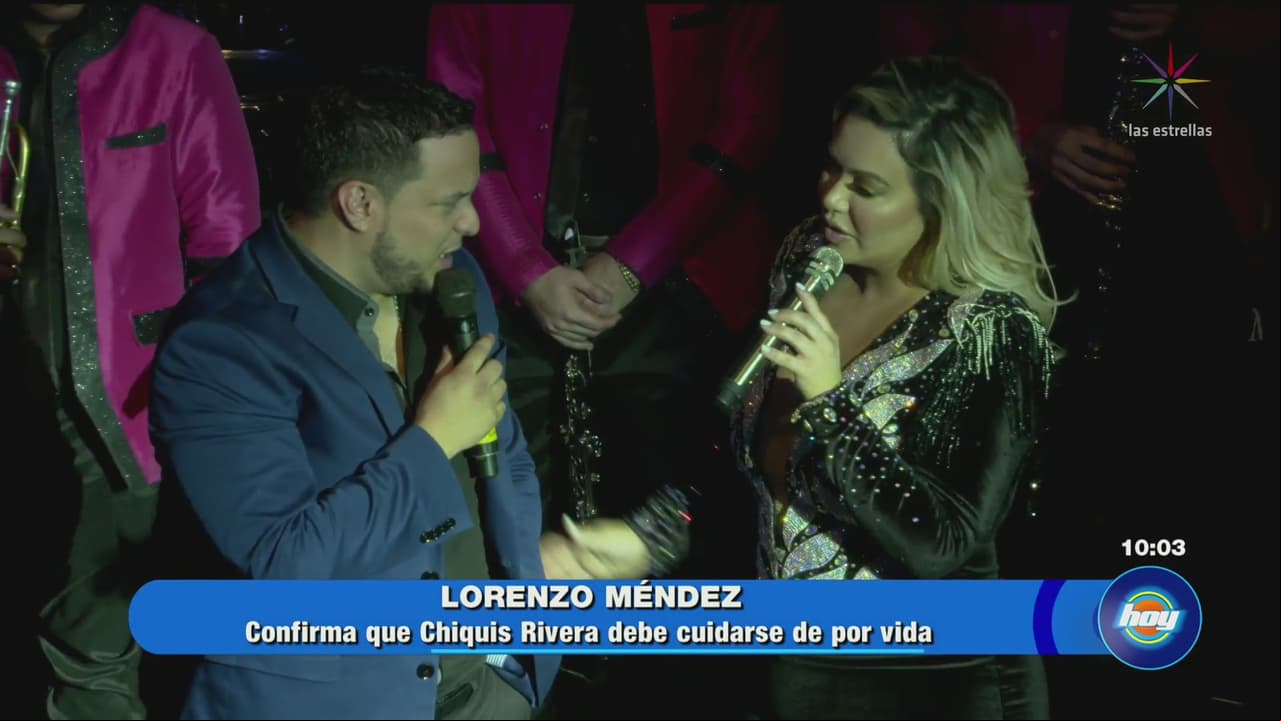 Lorenzo Méndez afirma que Chiquis Rivera está bien