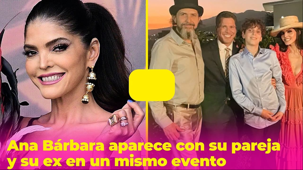 Ana Bárbara sorprende y aparece como no la habíamos visto: con su pareja y ex Reyli Barba juntos