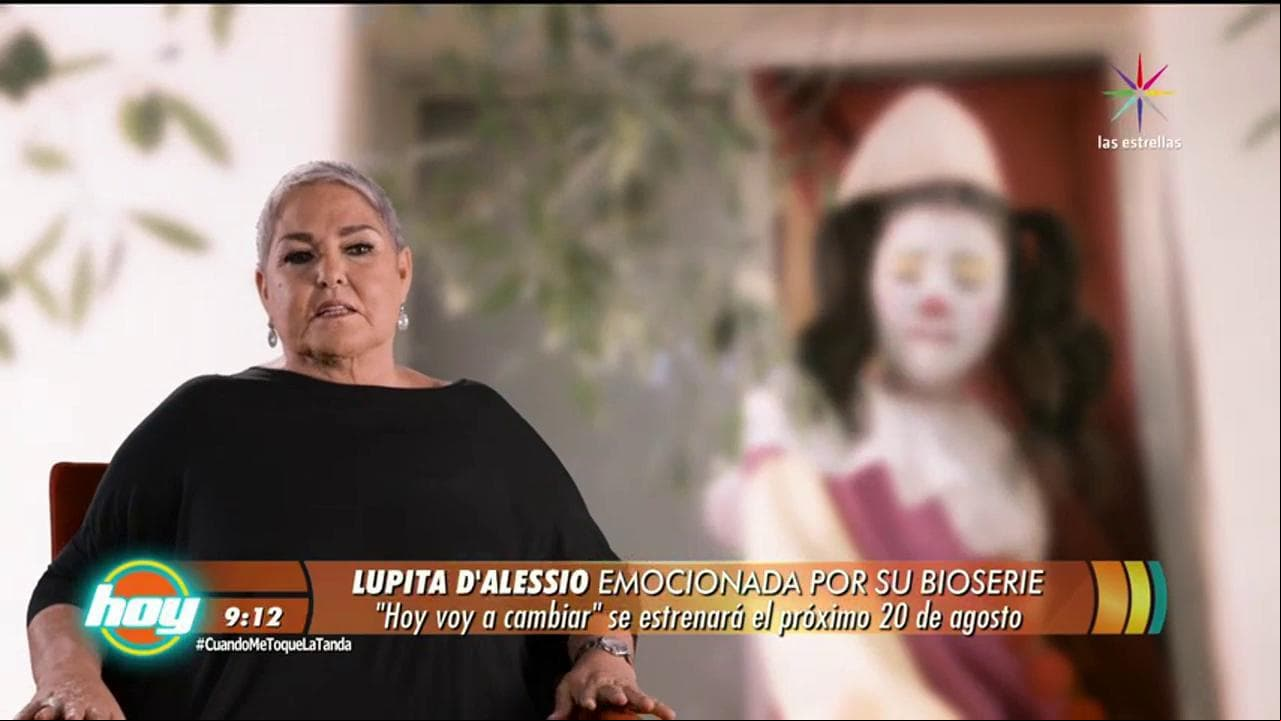 Lupita D´Alessio emocionada por su bioserie
