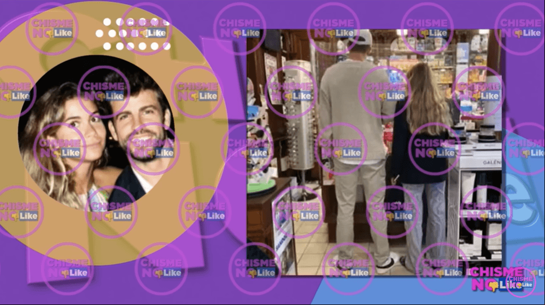 Gerard Piqué y Clara Chía fueron captados en una farmacia en España