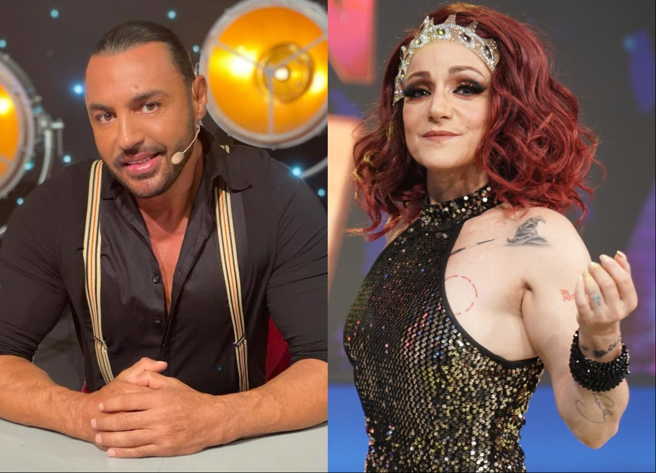 Latin Lover se molesta con Lolita Cortés en Las Estrellas bailan en Hoy