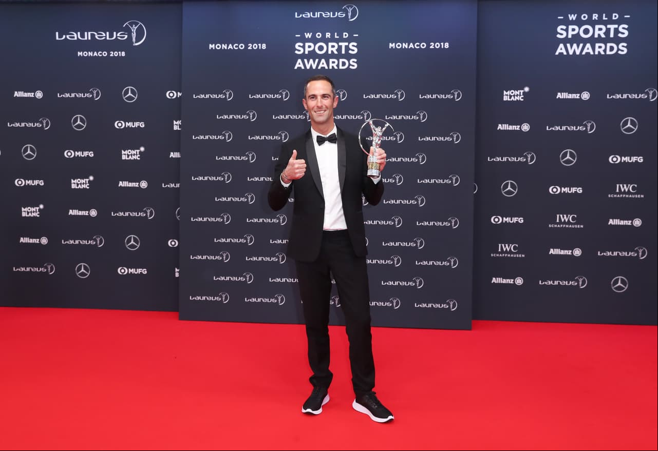 <b>Armel Le Cléac’h</b>, navegante en skipper de Francia, fue elegido como 
<b>Mejor Deportista de Acción.</b>