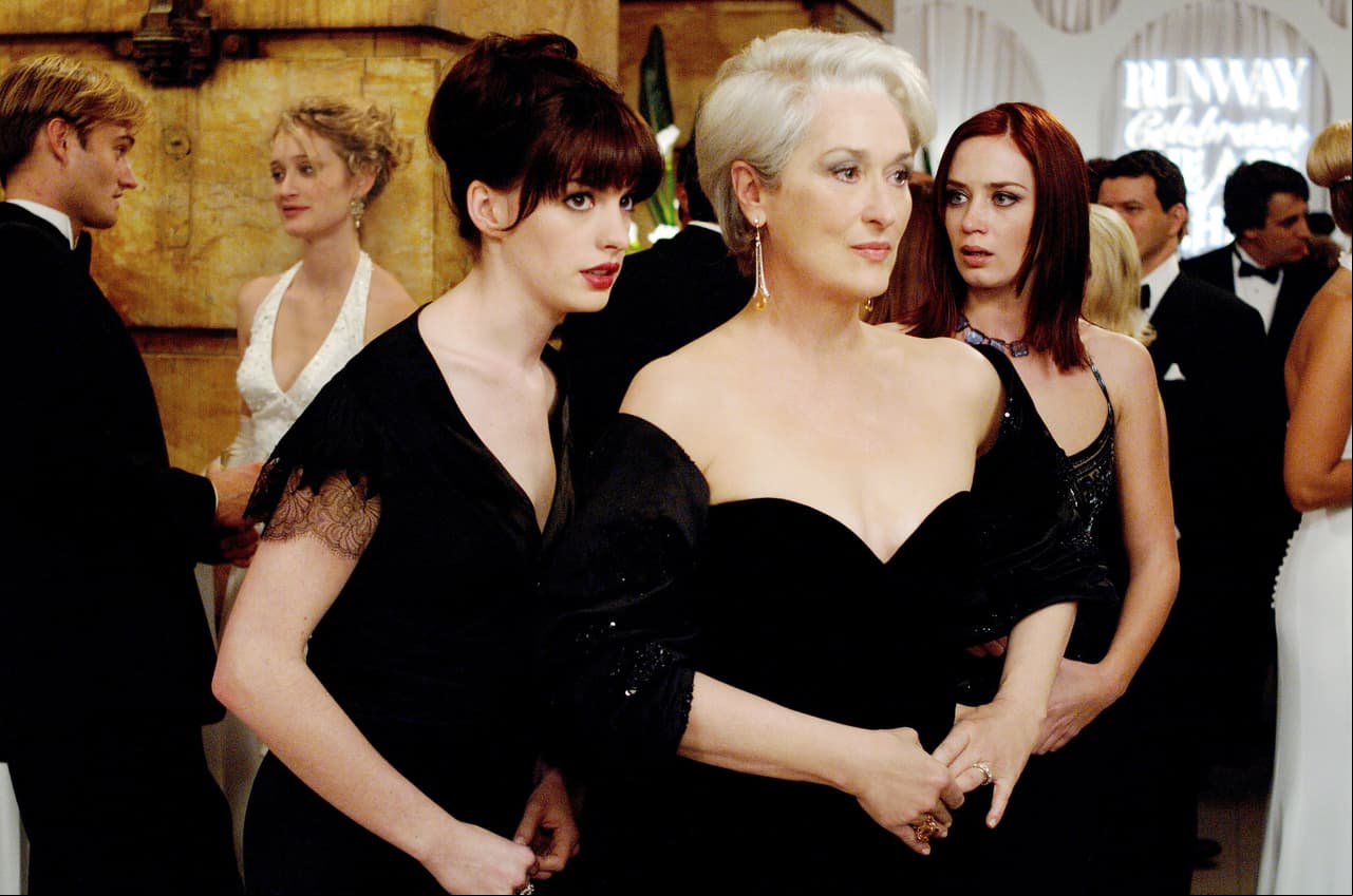 <b>‘El diablo viste a la moda’</b> (2006)
<br>Aun cuando se convirtió en un filme icónico en la cultura pop, pocos saben que se trata de una adaptación cinematográfica de la novela homónima de Lauren Weisberger.