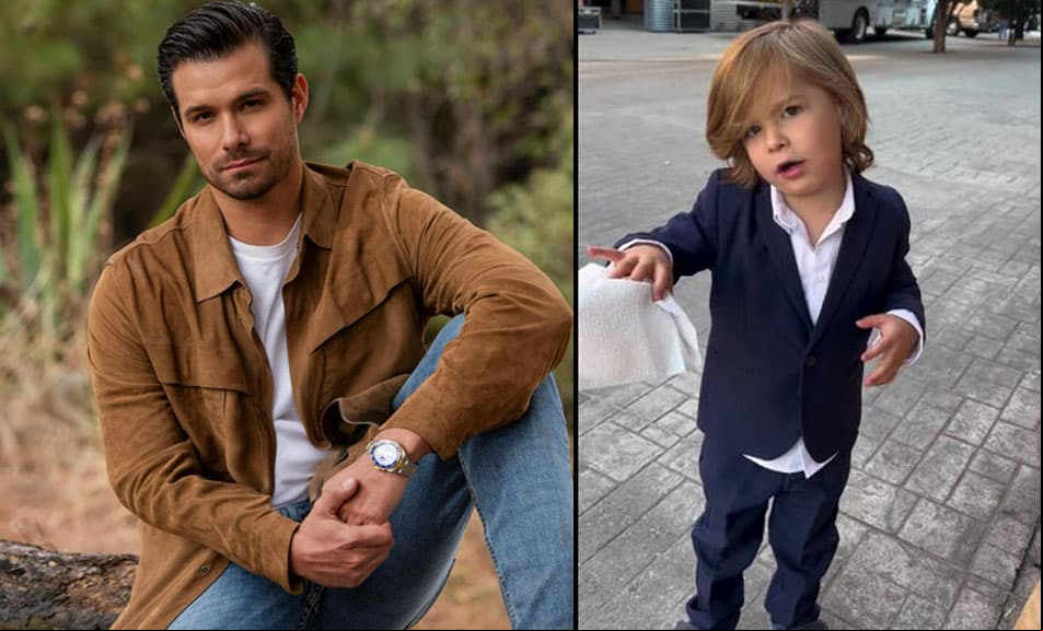 A su muy corta edad, Bosco, hijo de Brandon Peniche debuta en la actuación en 'La historia de Juana', según compartió su mamá, Kristal Cid, en redes sociales. Esta telenovela es protagonizada por su papá.