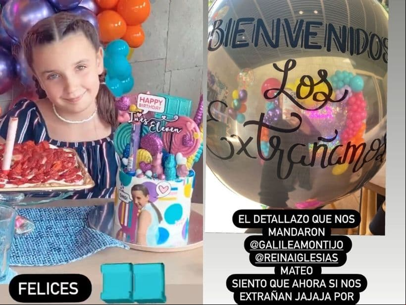 “Aquí comeremos en familia y festejaremos a la princesa”, detalló Inés Gómez Mont al pie de varias historias que revelaban el enorme picnic que había sido montado en el jardín de su hogar. Además, presumió los enormes regalos que le enviaron sus compadres y Mateo, hijo de la conductora de Hoy.