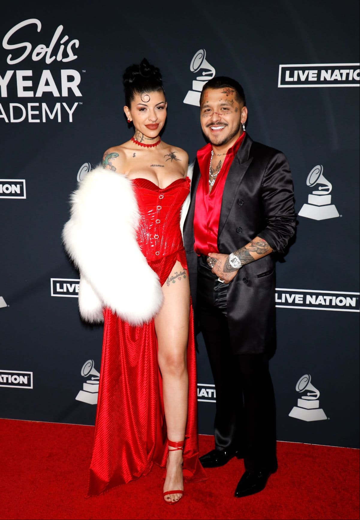 Así se dejaron ver en los Grammy Latino