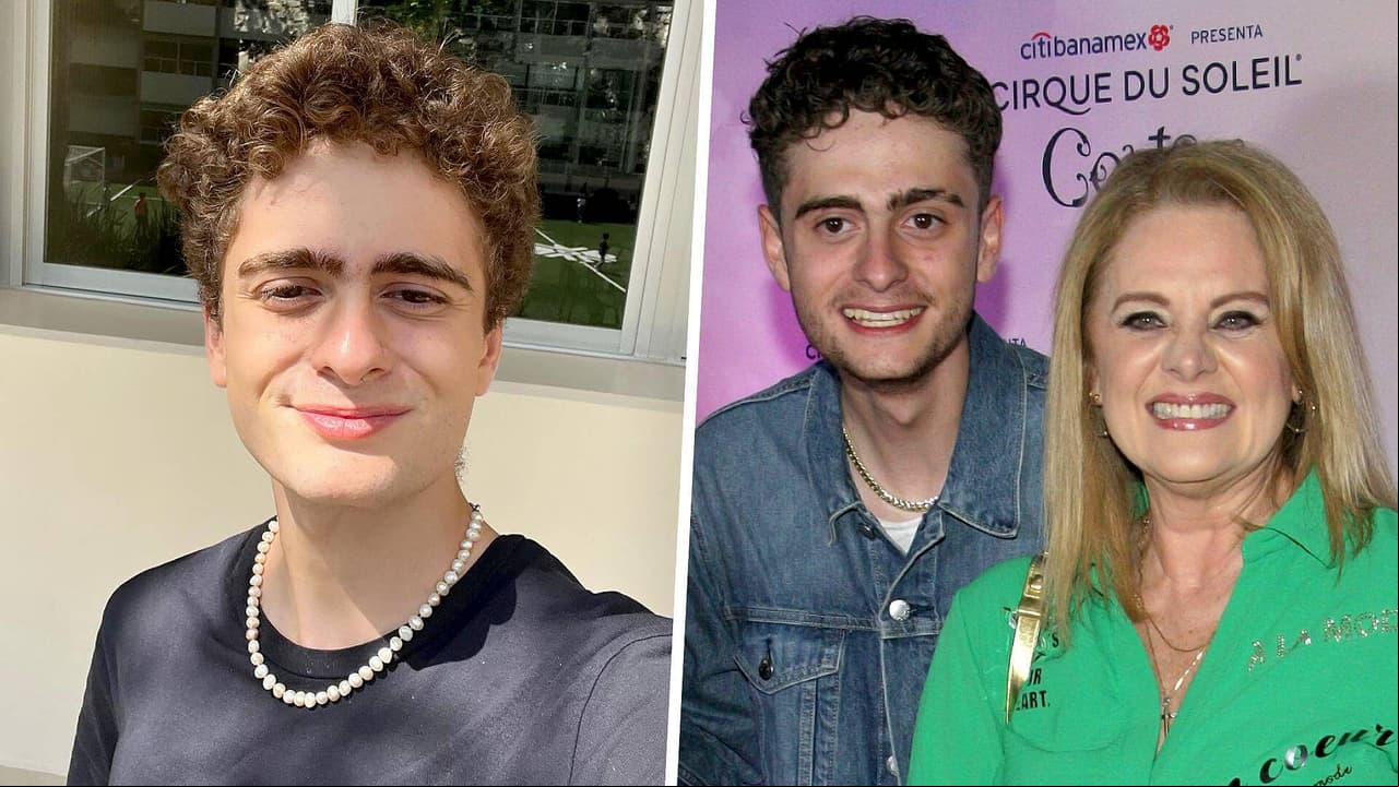 Hijo de Erika Buenfil reacciona a los ataques en redes cuestionando su preferencia sexual