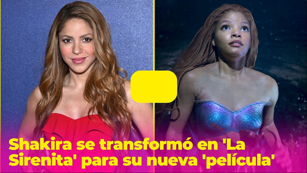 Shakira se transformó en 'La Sirenita' para su nueva 'película': ¡tiembla, Disney!