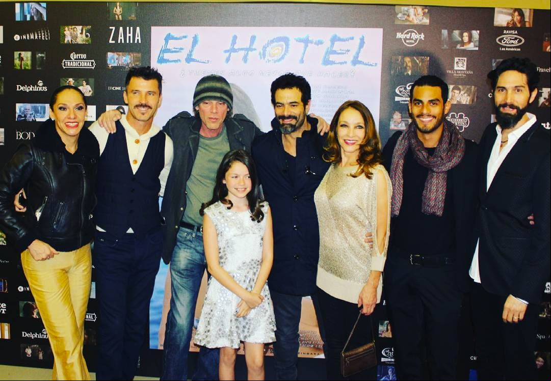 “La película ‘El hotel’ estará este 13 de marzo en la Cineteca Nacional en 20 salas y después estará en la plataforma de Blim. ¡Fue mi primera película y que gran experiencia! Lo disfruté mucho, con grandísimos actores. Hace 5 años fue una bonita aventura”, dijo la actriz en su cuenta de Instagram sobre la película que filmó en 2016.