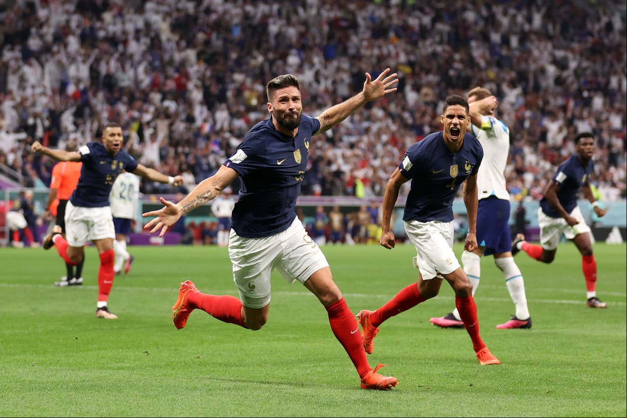 Francia elimina a Inglaterra en el partido donde Harry Kane falló el primer penalti del equipo de los tres leones en la historia de su participación en Copas del Mundo.