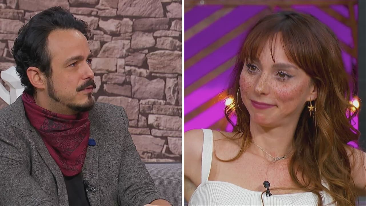 Natalia Téllez se reencuentra con exnovio y termina sonrojada