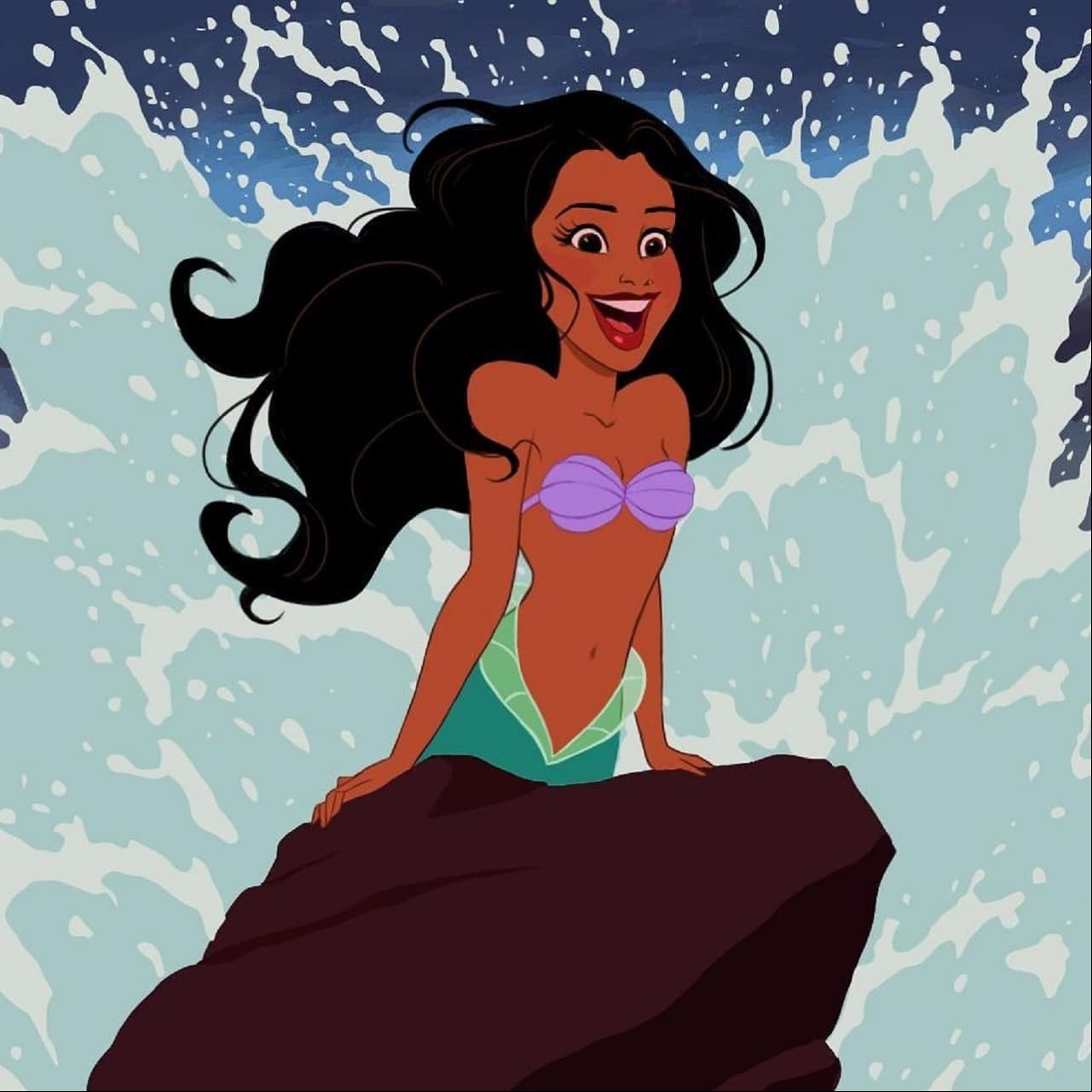 La actriz y cantante Halle Baile será la princesa Ariel en la versión life-action de Disney