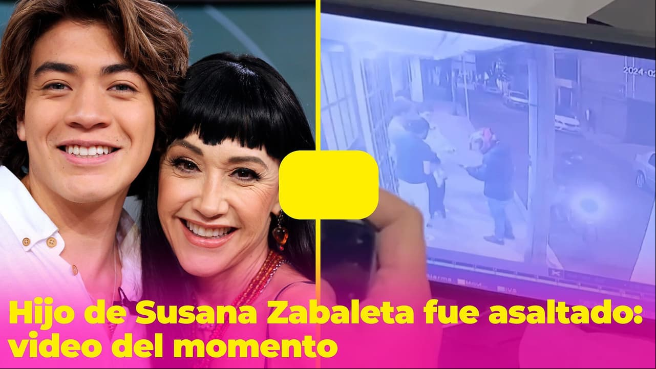 Hijo de Susana Zabaleta sufrió asalto: quedó grabado en video el angustiante momento