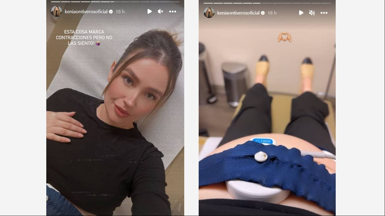Kenia Ontiveros a punto de dar a luz a su cuarta hija