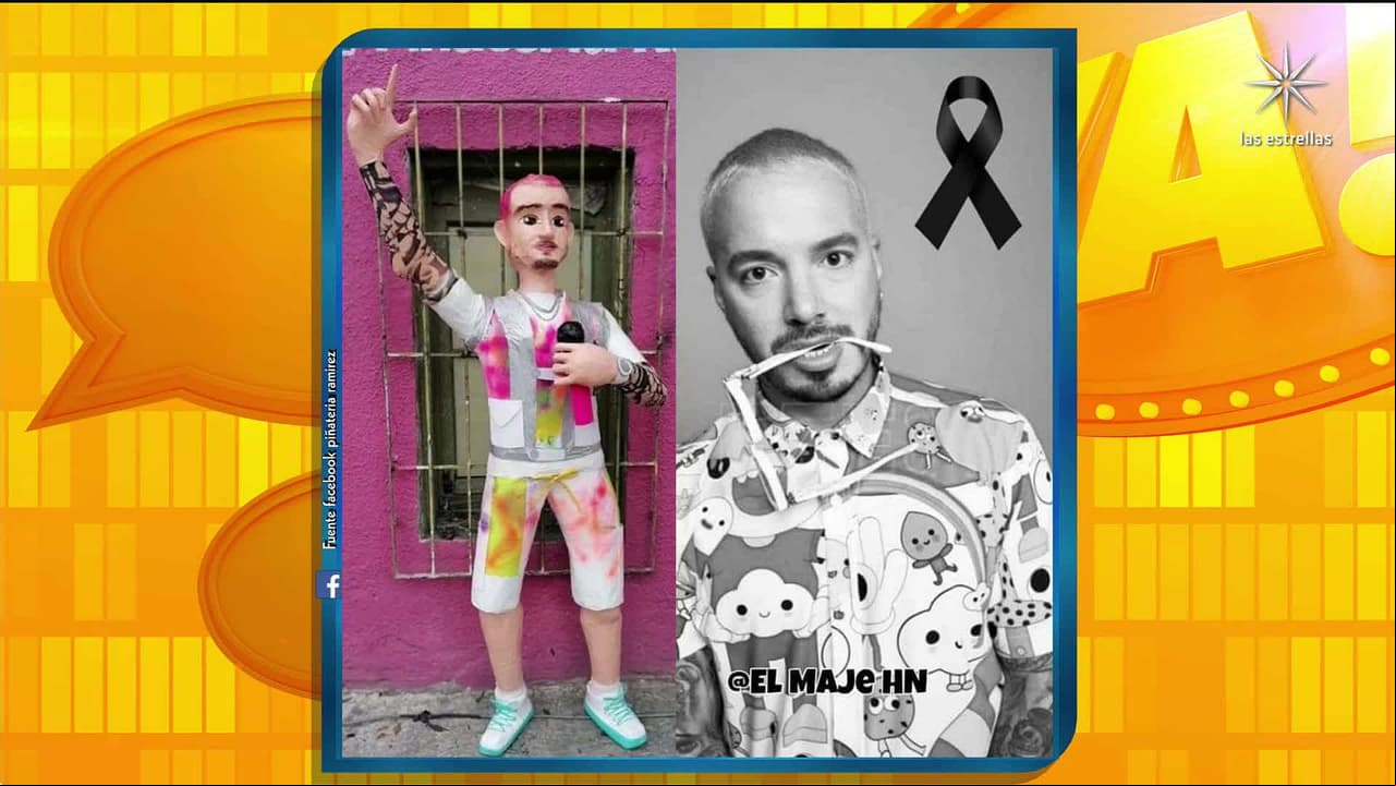 Pleito de J Balvin y Residente ya tiene piñata y hasta cumbia