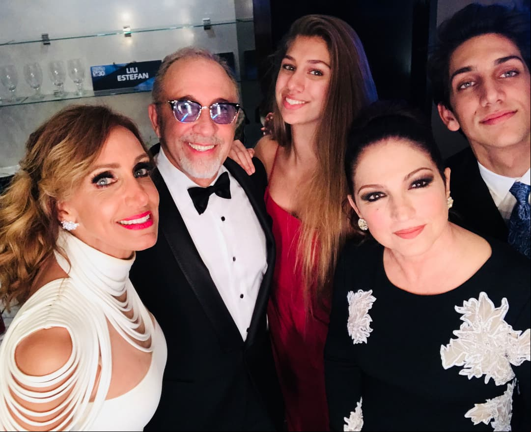 La familia Estefan también se juntó durante la gala del Premio Lo Nuestro