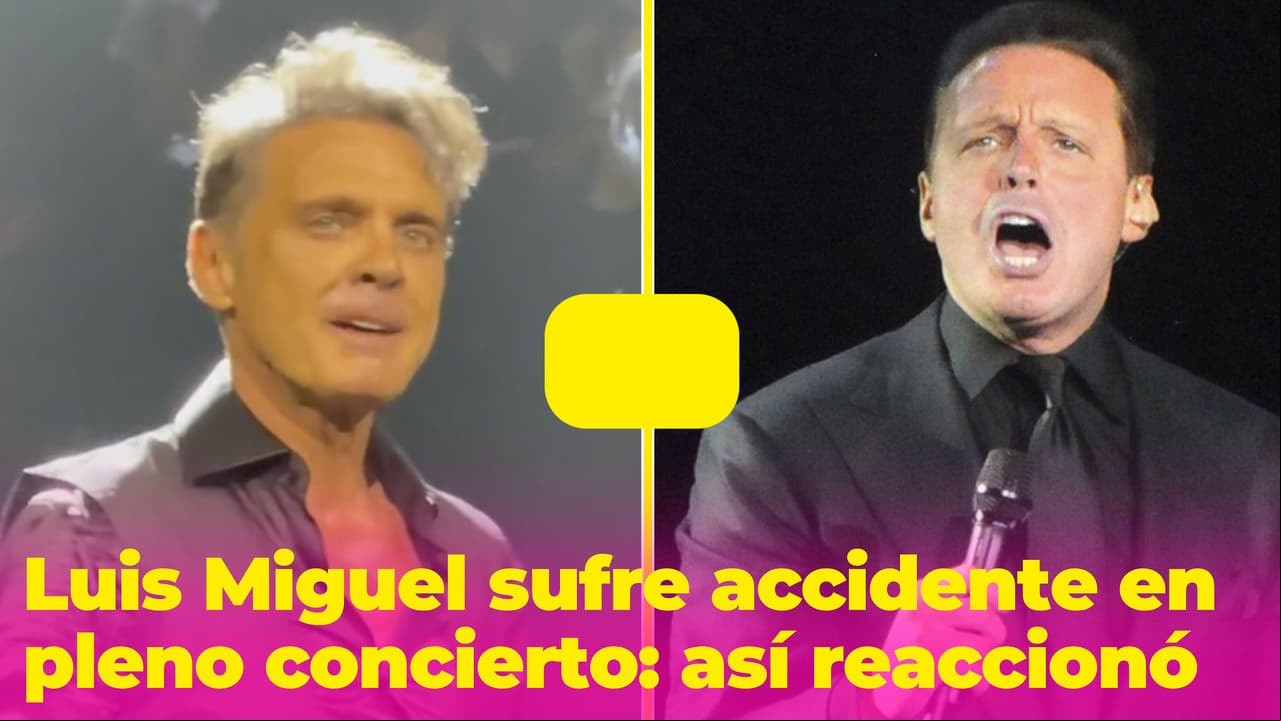 Luis Miguel sufre accidente en pleno concierto y a sus fans les sorprende su reacción: "Siempre elegante"
